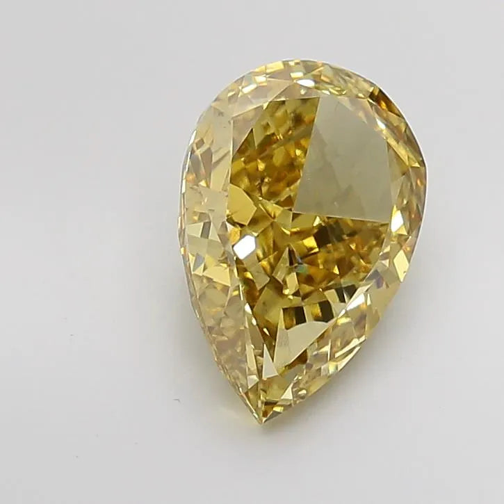5.02ct Pear Lab Grown Diamond (Colour Fancy Intense Gray Yellow, Clarity VS1, IGI Certified)
