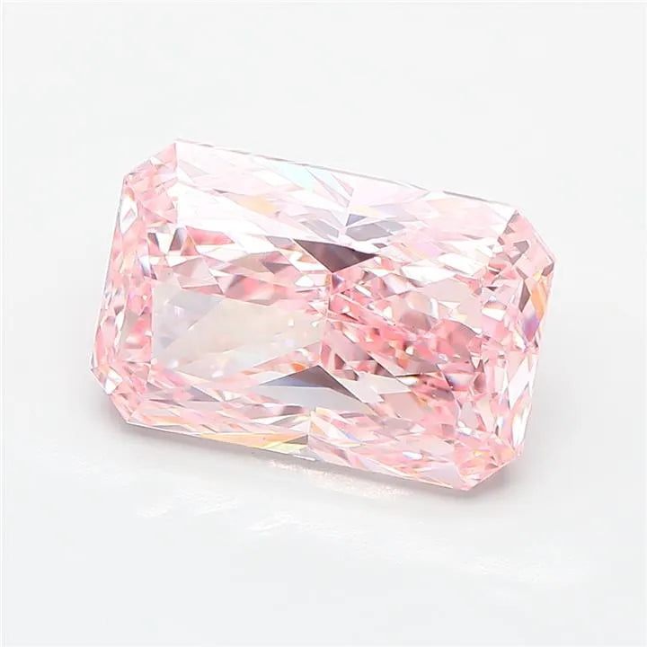5.02ct Radiant Lab Grown Diamond (Colour Fancy Intense Pink, Clarity VVS2, IGI Certified)