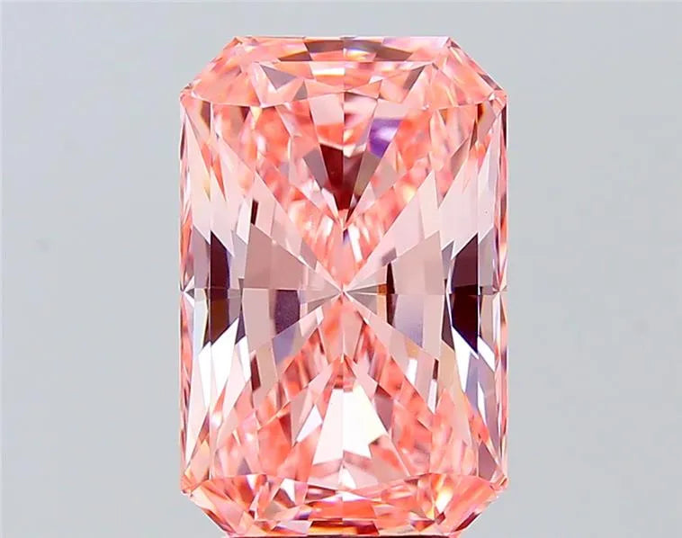 5.02ct Radiant Lab Grown Diamond (Colour Fancy Vivid Pink, Clarity VVS2, IGI Certified)