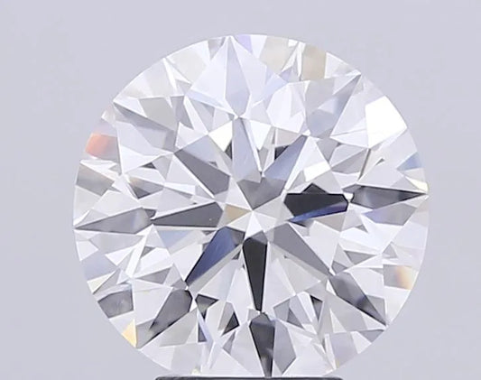 5.02ct Round Lab Grown Diamond (Colour E, Clarity VVS2, Cut ID, IGI Certified)