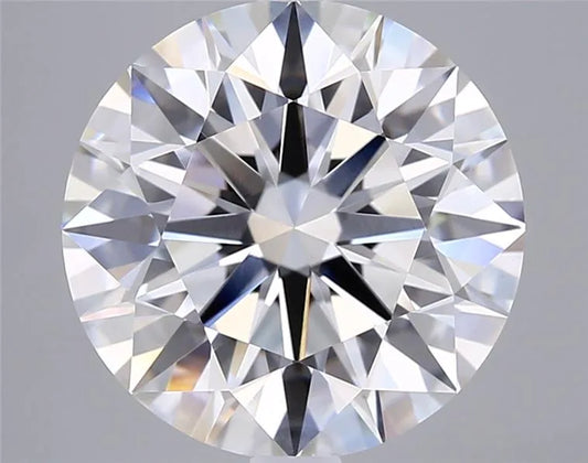 5.02ct Round Lab Grown Diamond (Colour F, Clarity VVS2, Cut ID, IGI Certified)