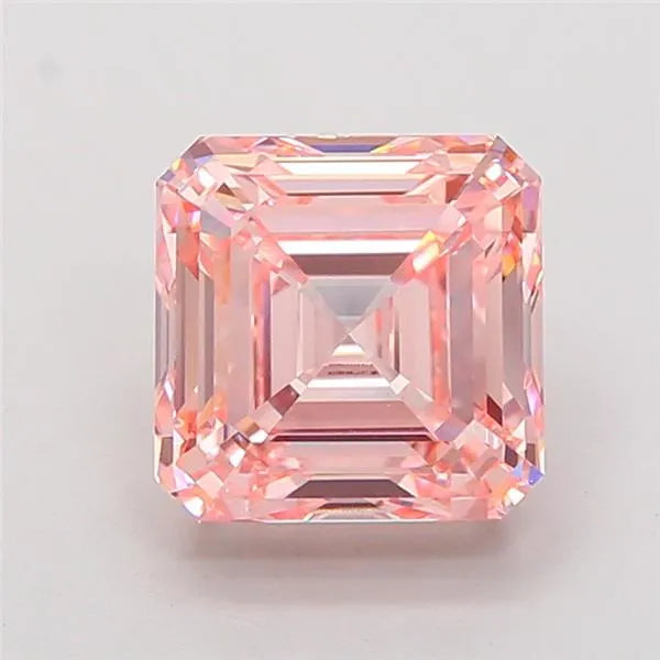 5.03ct Asscher Lab Grown Diamond (Colour Fancy Intense Pink, Clarity VVS2, IGI Certified)