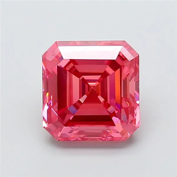 5.03ct Asscher Lab Grown Diamond (Colour Fancy Vivid Pink, Clarity VS1, IGI Certified)
