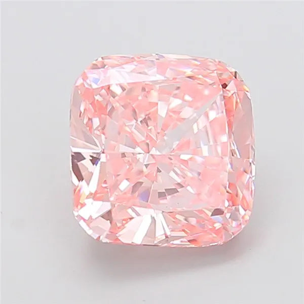 5.03ct Cushion modified Lab Grown Diamond (Colour Fancy Intense Pink, Clarity VS1, IGI Certified)