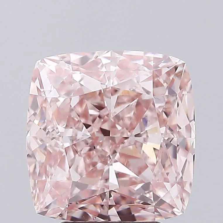 5.03ct Cushion modified Lab Grown Diamond (Colour Fancy Intense Pink, Clarity VS1, IGI Certified)