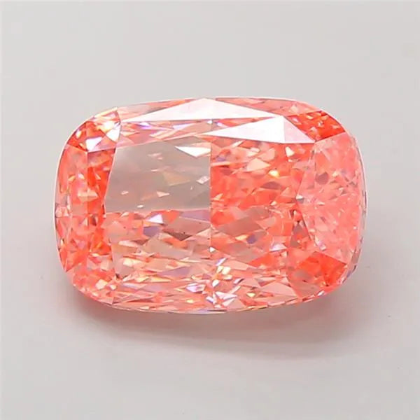 5.03ct Cushion modified Lab Grown Diamond (Colour Fancy Vivid Pink, Clarity SI1, IGI Certified)