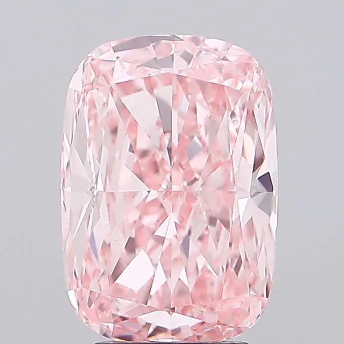 5.03ct Cushion modified Lab Grown Diamond (Colour Fancy Vivid Pink, Clarity VS1, IGI Certified)