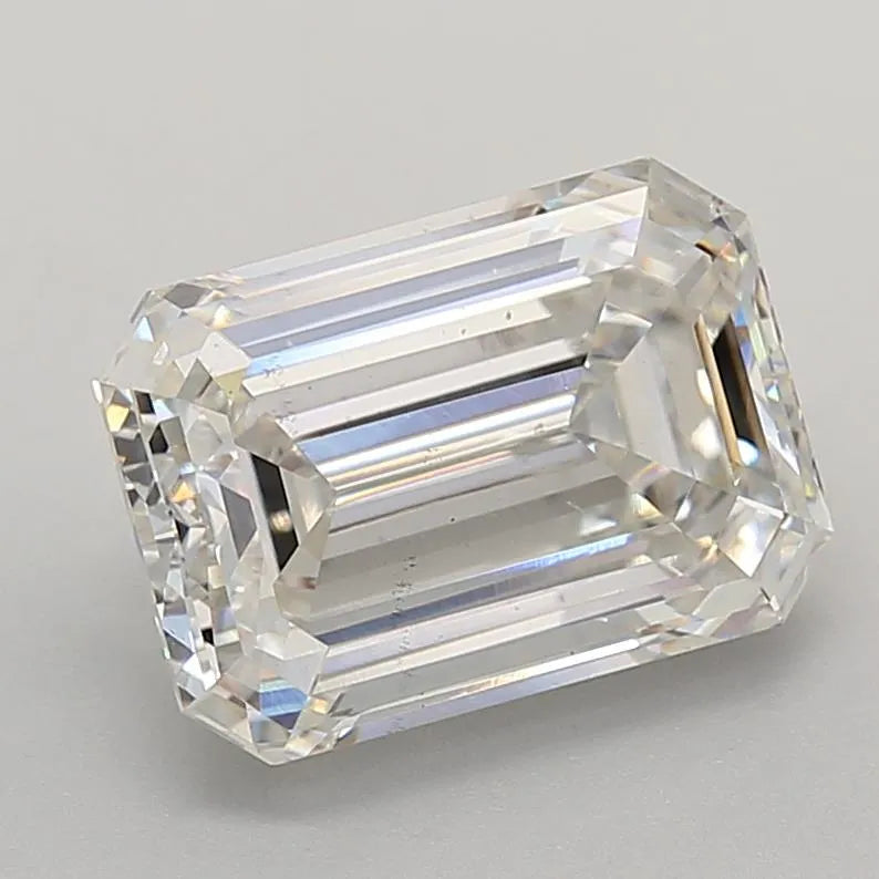 5.03ct Emerald Lab Grown Diamond (Colour F, Clarity SI1, IGI Certified)