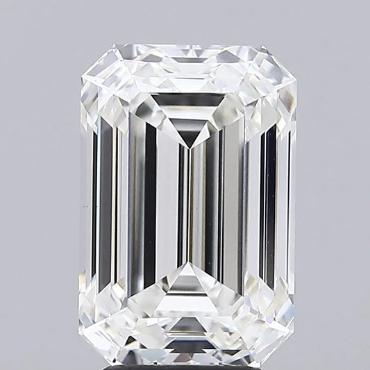 5.03ct Emerald Lab Grown Diamond (Colour F, Clarity VVS2, IGI Certified)