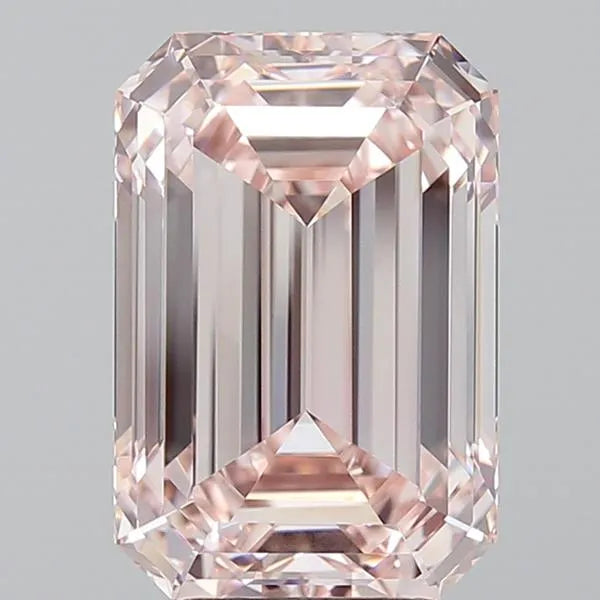 5.03ct Emerald Lab Grown Diamond (Colour Fancy Intense Pink, Clarity VS1, IGI Certified)
