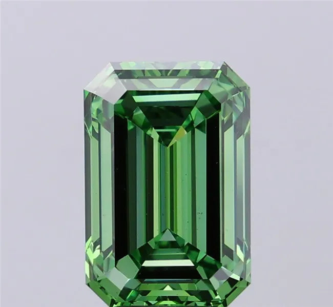 5.03ct Emerald Lab Grown Diamond (Colour Fancy Vivid Green, Clarity VS1, IGI Certified)