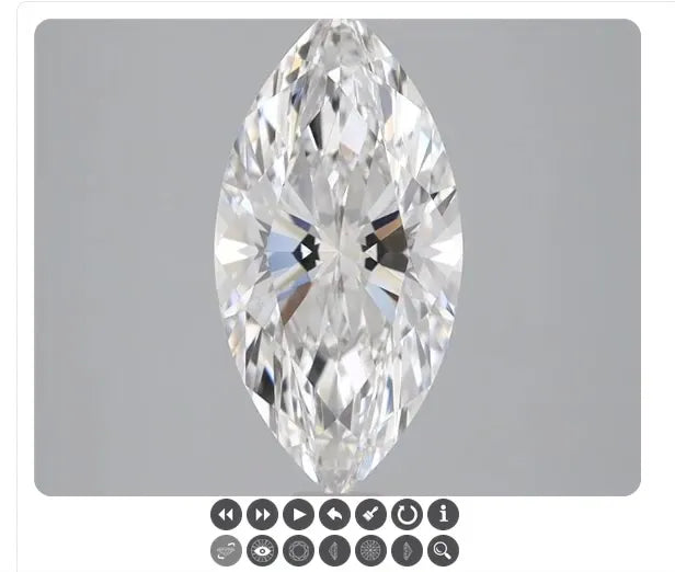 5.03ct Marquise Lab Grown Diamond (Colour D, Clarity VS1, IGI Certified)