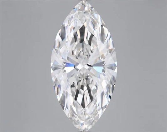5.03ct Marquise Lab Grown Diamond (Colour F, Clarity VVS2, IGI Certified)