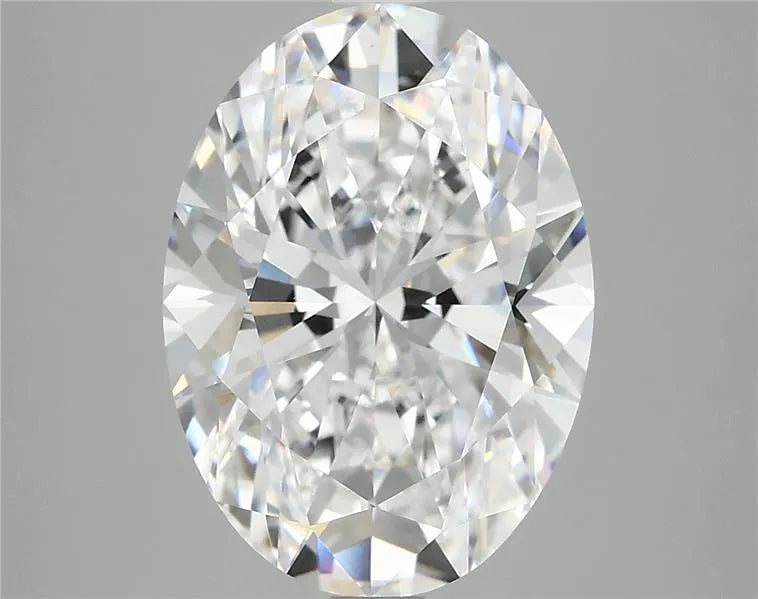 5.03ct Oval Lab Grown Diamond (Colour D, Clarity VVS2, IGI Certified)