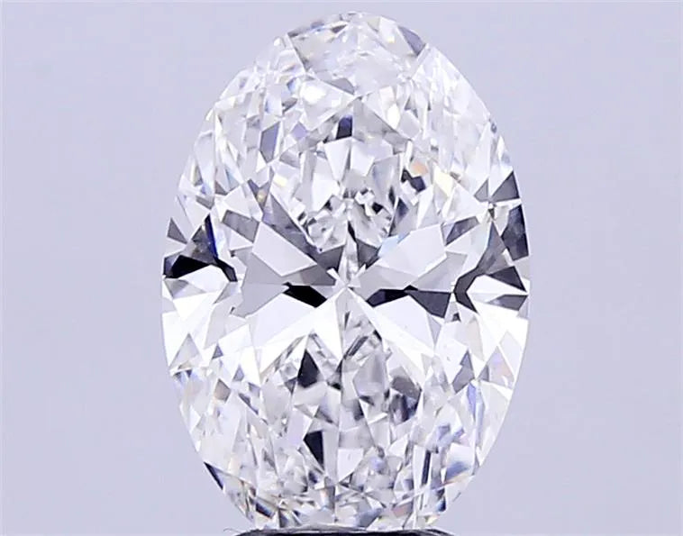 5.03ct Oval Lab Grown Diamond (Colour D, Clarity VVS2, IGI Certified)
