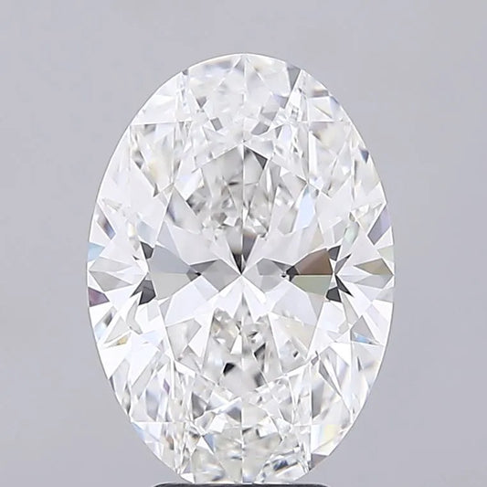 5.03ct Oval Lab Grown Diamond (Colour E, Clarity VVS1, IGI Certified)