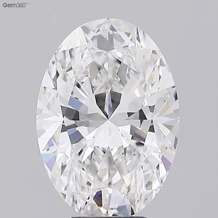 5.03ct Oval Lab Grown Diamond (Colour E, Clarity VVS2, IGI Certified)