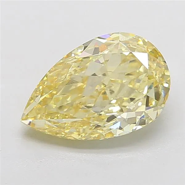 5.03ct Pear Lab Grown Diamond (Colour Fancy Intense Yellow, Clarity VVS2, IGI Certified)