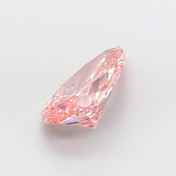 5.03ct Pear Lab Grown Diamond (Colour Fancy Vivid Pink, Clarity VS1, IGI Certified)