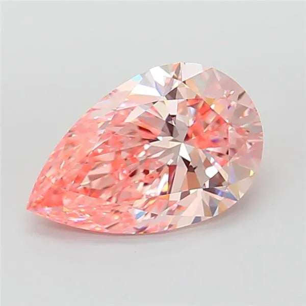 5.03ct Pear Lab Grown Diamond (Colour Fancy Vivid Pink, Clarity VVS2, IGI Certified)