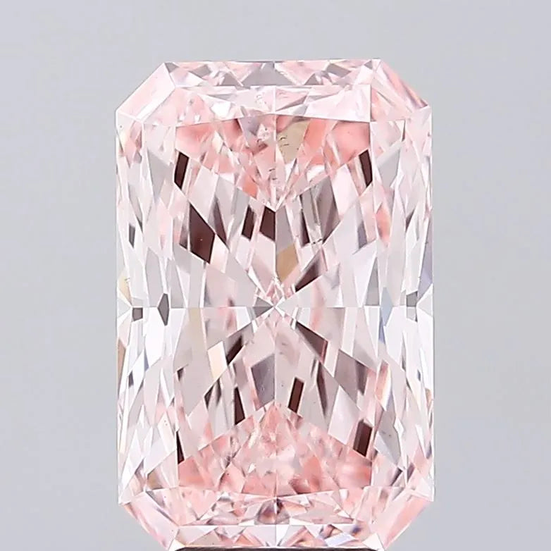 5.03ct Radiant Lab Grown Diamond (Colour Fancy Intense Pink, Clarity VS2, IGI Certified)