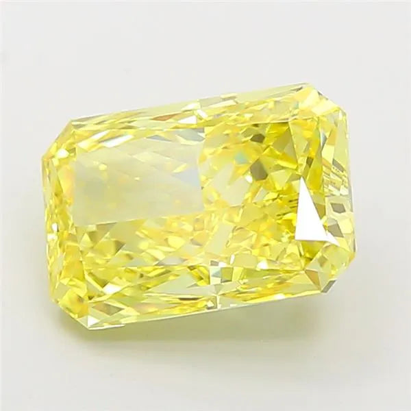 5.03ct Radiant Lab Grown Diamond (Colour Fancy Vivid Yellow, Clarity VVS2, IGI Certified)