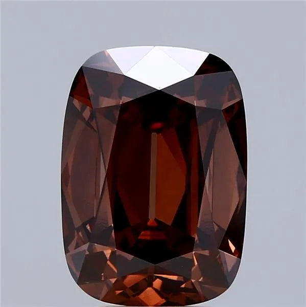 5.04ct Cushion brilliant Lab Grown Diamond (Colour Fancy Brown, Clarity VS1, IGI Certified)
