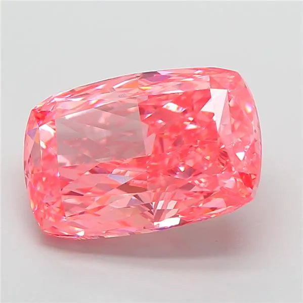 5.04ct Cushion modified Lab Grown Diamond (Colour Fancy Vivid Pink, Clarity VVS2, IGI Certified)