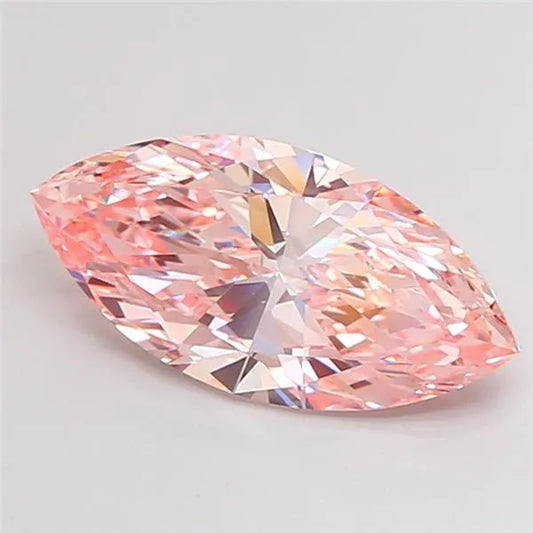 5.04ct Marquise Lab Grown Diamond (Colour Fancy Vivid Pink, Clarity VVS2, IGI Certified)
