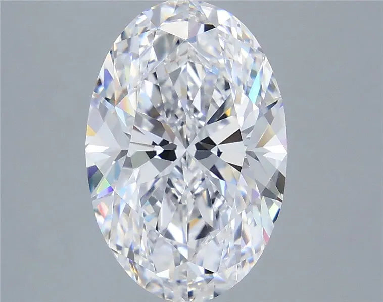 5.04ct Oval Lab Grown Diamond (Colour D, Clarity VVS2, IGI Certified)