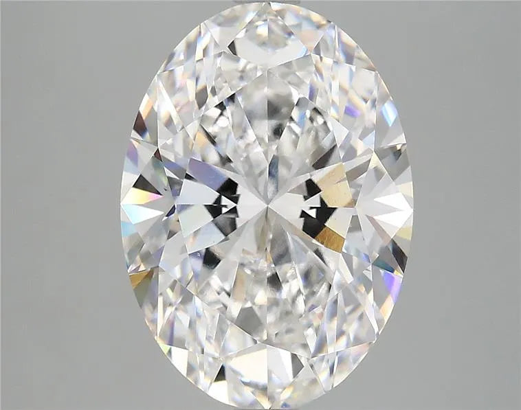 5.04ct Oval Lab Grown Diamond (Colour E, Clarity VVS2, IGI Certified)