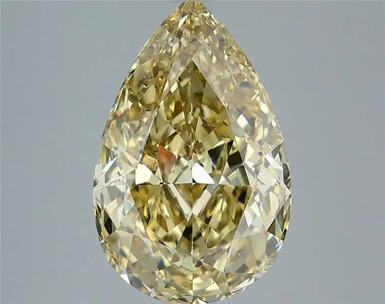 5.04ct Pear Lab Grown Diamond (Colour Fancy Intense Yellow, Clarity VVS2, IGI Certified)