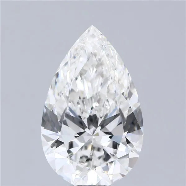 5.04ct Pear Lab Grown Diamond (Colour G, Clarity VVS2, IGI Certified)
