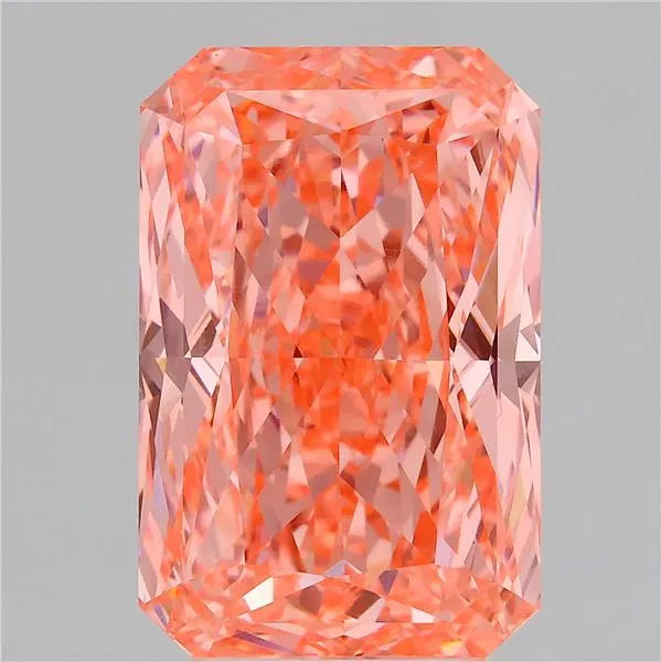 5.04ct Radiant Lab Grown Diamond (Colour Fancy Vivid Pink, Clarity VVS2, IGI Certified)