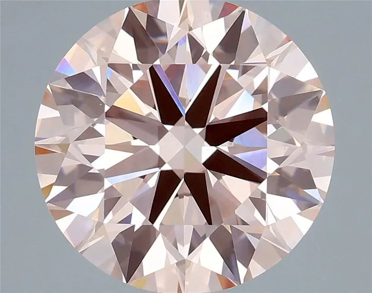 5.04ct Round Lab Grown Diamond (Colour Fancy Intense Pink, Clarity VVS2, Cut ID, IGI Certified)