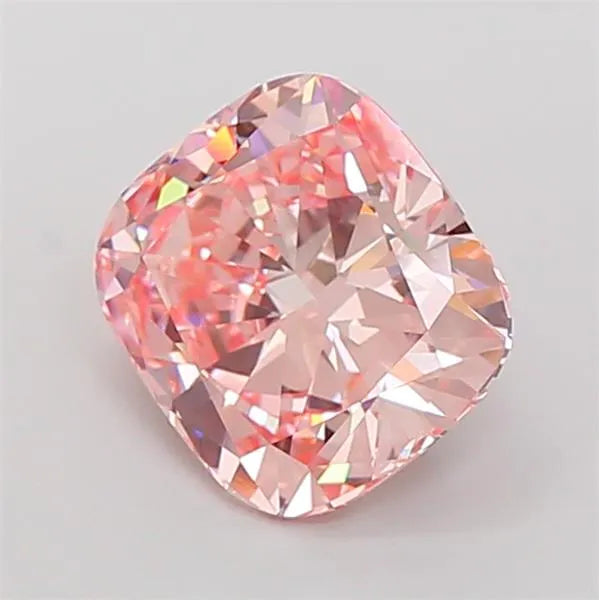 5.05ct Cushion modified Lab Grown Diamond (Colour Fancy Intense Pink, Clarity VS1, IGI Certified)