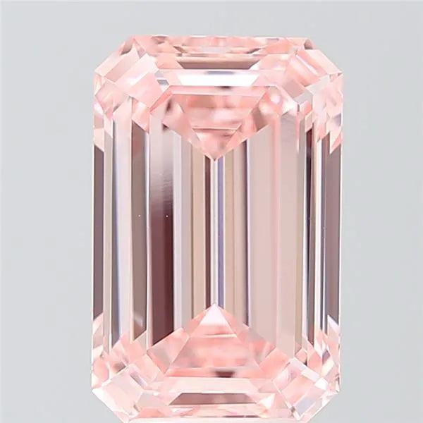5.05ct Emerald Lab Grown Diamond (Colour Fancy Intense Pink, Clarity VS1, IGI Certified)