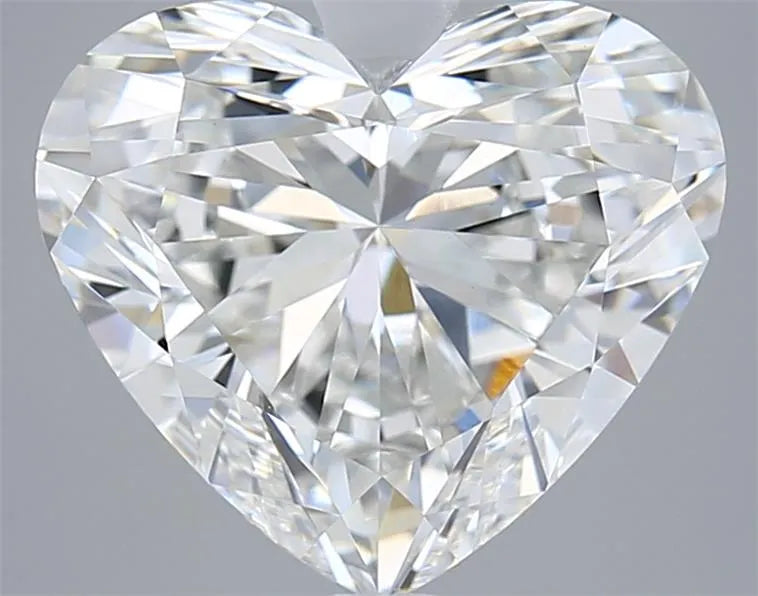 5.05ct Heart Lab Grown Diamond (Colour G, Clarity VVS2, IGI Certified)