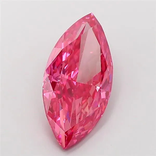 5.05ct Marquise Lab Grown Diamond (Colour Fancy Vivid Pink, Clarity VS1, IGI Certified)
