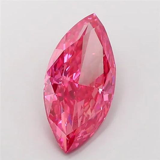 5.05ct Marquise Lab Grown Diamond (Colour Fancy Vivid Pink, Clarity VS1, IGI Certified)