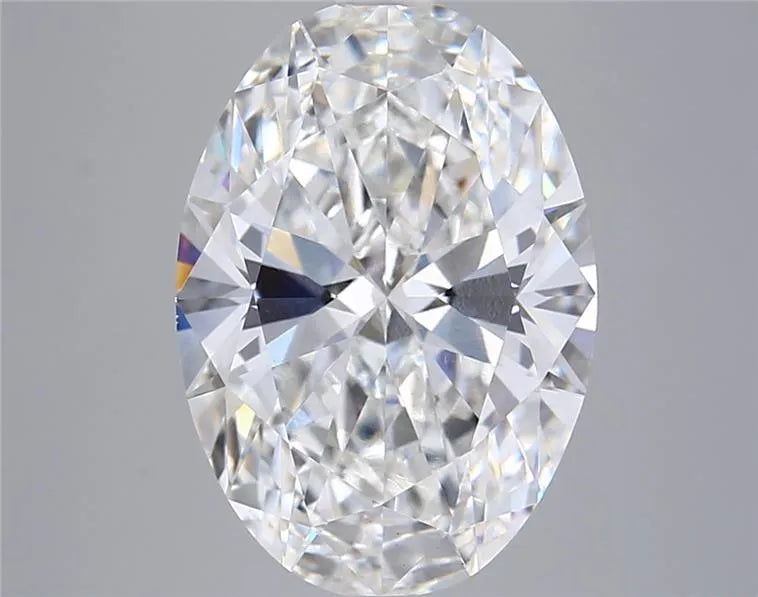5.05ct Oval Lab Grown Diamond (Colour E, Clarity VVS2, IGI Certified)