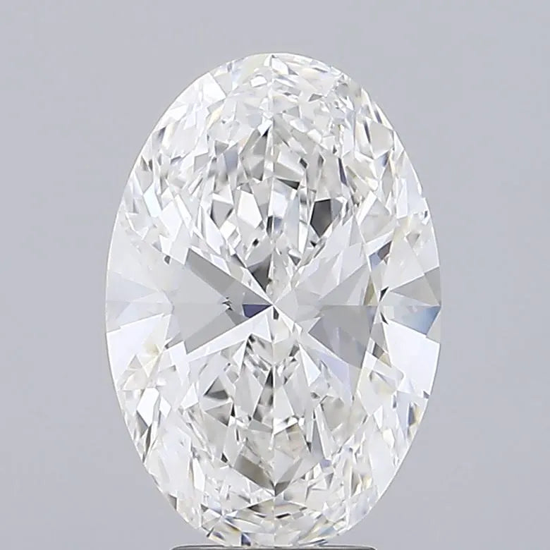 5.05ct Oval Lab Grown Diamond (Colour F, Clarity VVS2, IGI Certified)