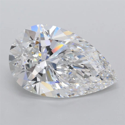 5.05ct Pear Lab Grown Diamond (Colour E, Clarity FL, IGI Certified)