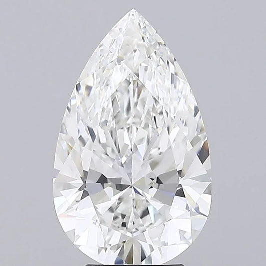 5.05ct Pear Lab Grown Diamond (Colour F, Clarity VVS1, IGI Certified)