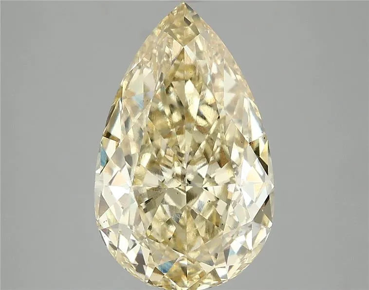 5.05ct Pear Lab Grown Diamond (Colour Fancy Vivid Yellow, Clarity VS2, IGI Certified)