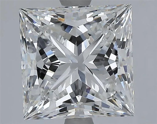 5.05ct Princess Lab Grown Diamond (Colour E, Clarity VVS1, IGI Certified)