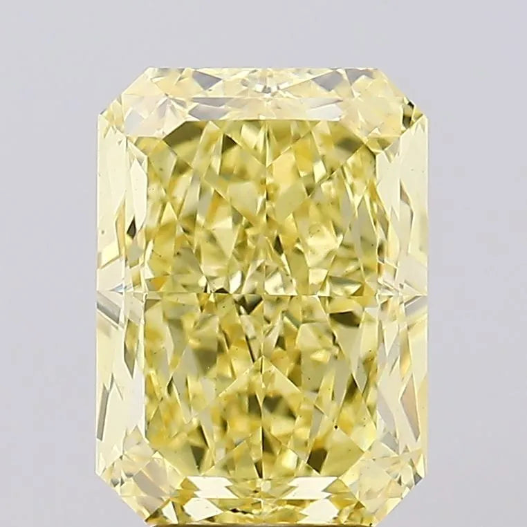 5.05ct Radiant Lab Grown Diamond (Colour Fancy Intense Yellow, Clarity VS1, IGI Certified)