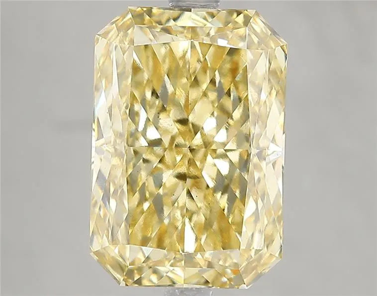 5.05ct Radiant Lab Grown Diamond (Colour Fancy Intense Yellow, Clarity VS2, IGI Certified)