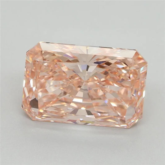 5.05ct Radiant Lab Grown Diamond (Colour Fancy Vivid Pink, Clarity VVS2, IGI Certified)