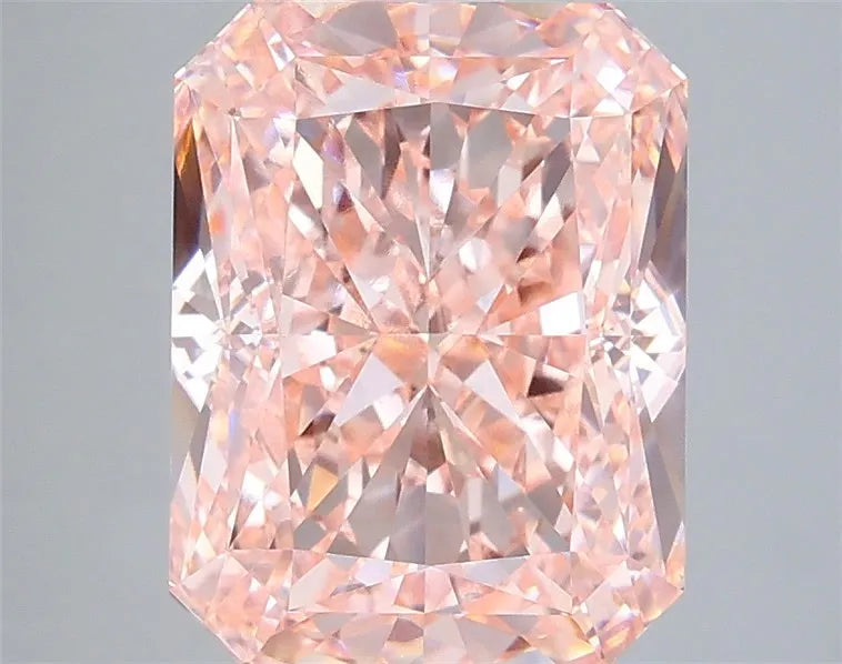 5.05ct Radiant Lab Grown Diamond (Colour Fancy Vivid Pink, Clarity VVS2, IGI Certified)